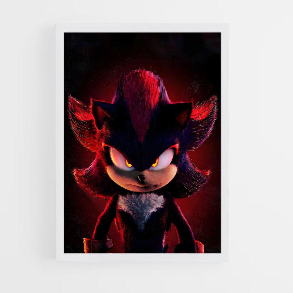 Poster Shadow Speedster – affiche Sonic (vue 3)